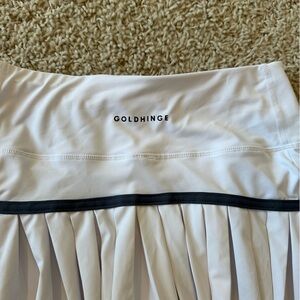White gold hinge skirt- size M